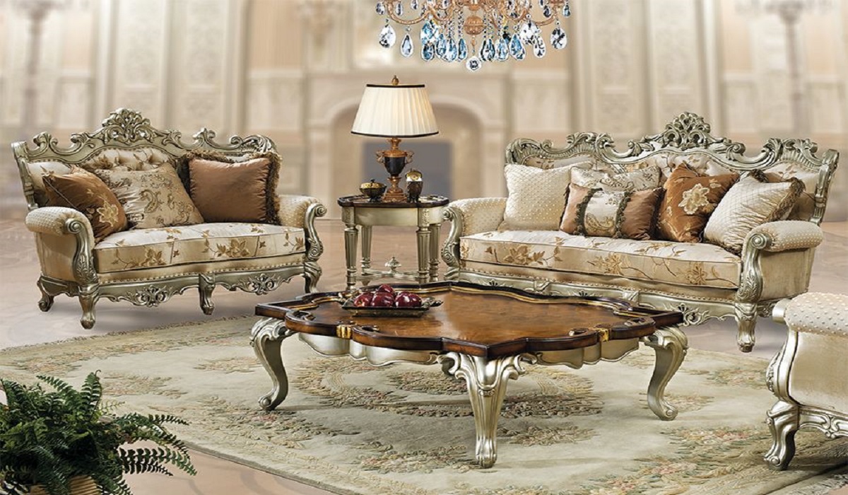 Silver Sofa Set