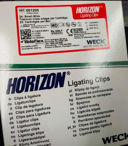 Plastic Horizon Ligating Clip