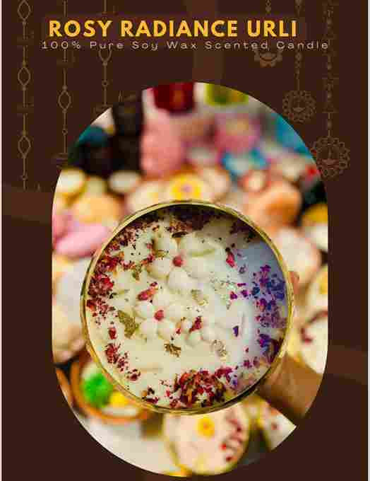 Rosy  Radiance Urli Candle