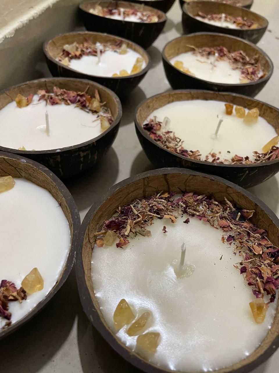 Coconut Shell Candle