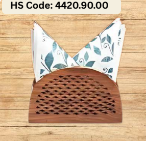 WOODEN NAPKIN HOLDER