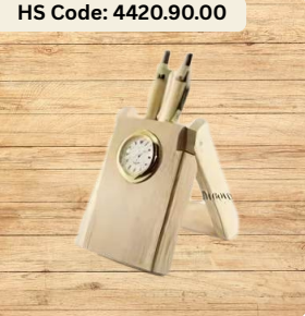 WOODEN SPOON OR PEN HOLDER