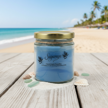 Aqua Scented Jar Candle