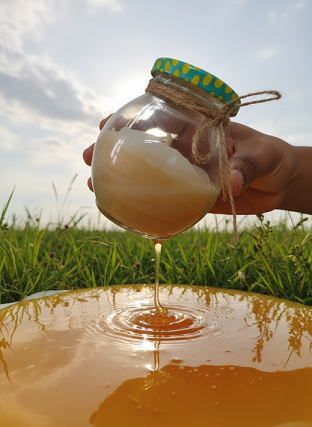 Pure Beeswax Matki Jar Candle