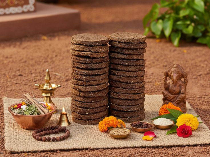 Pure Cow Dung Cakes 