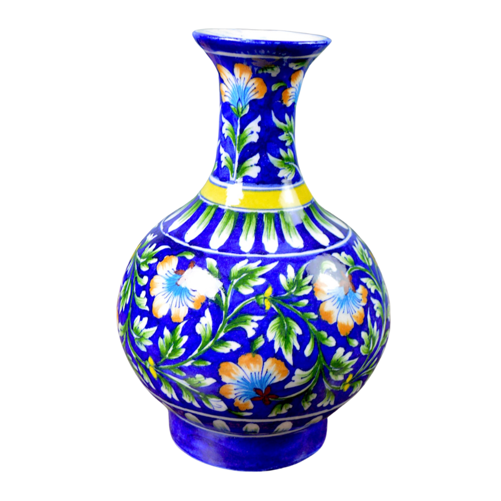 Blue Pottery Vase