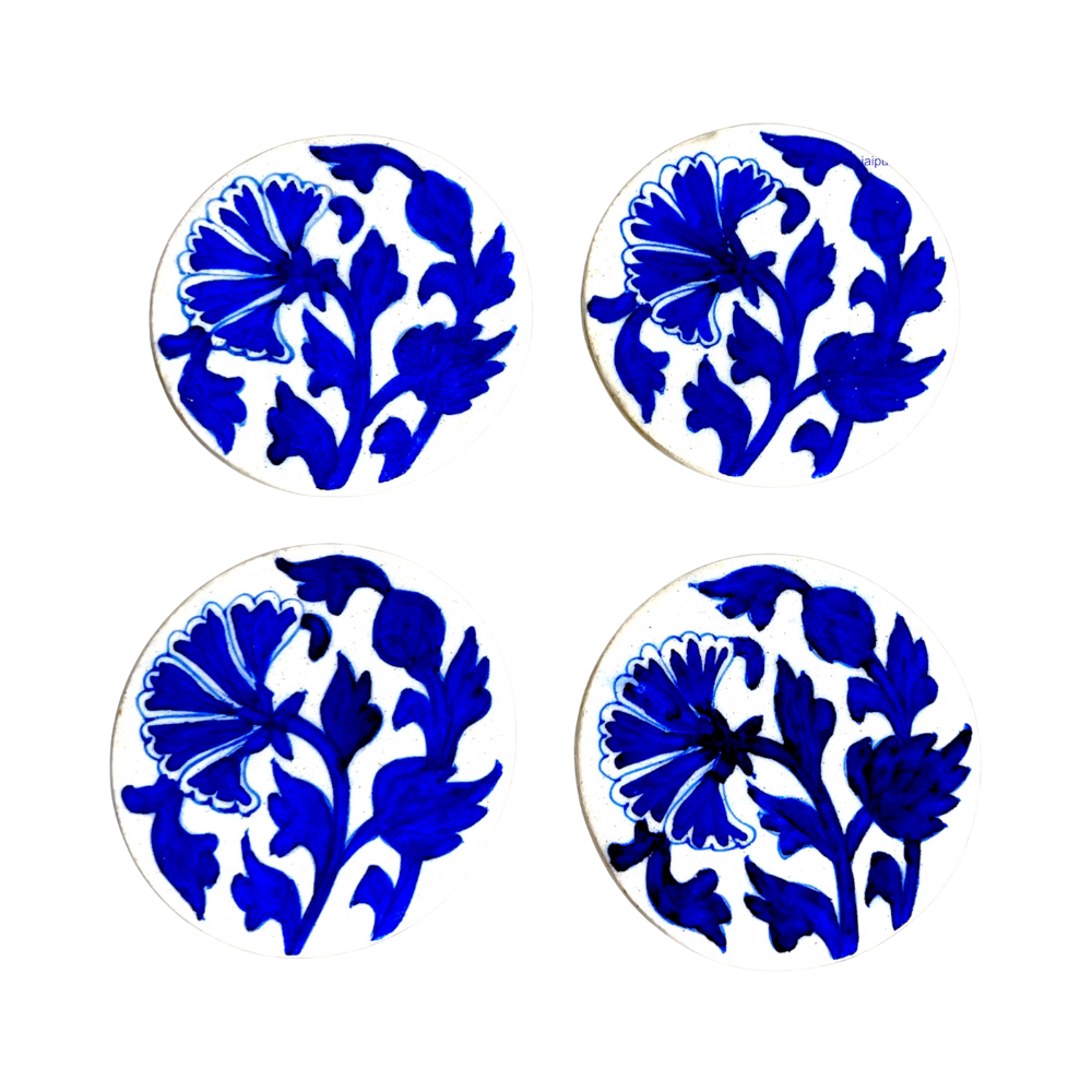 Blue Pottery Coaster