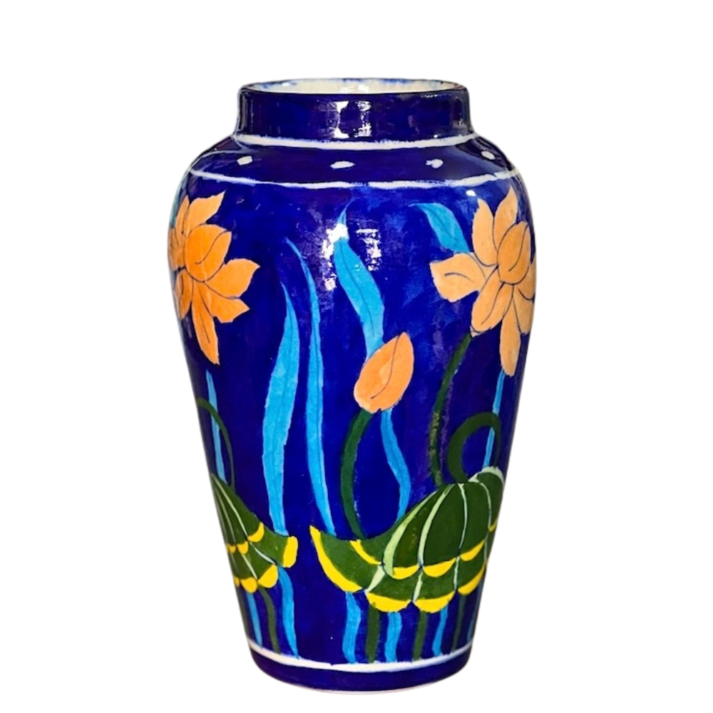 Blue Pottery Handi