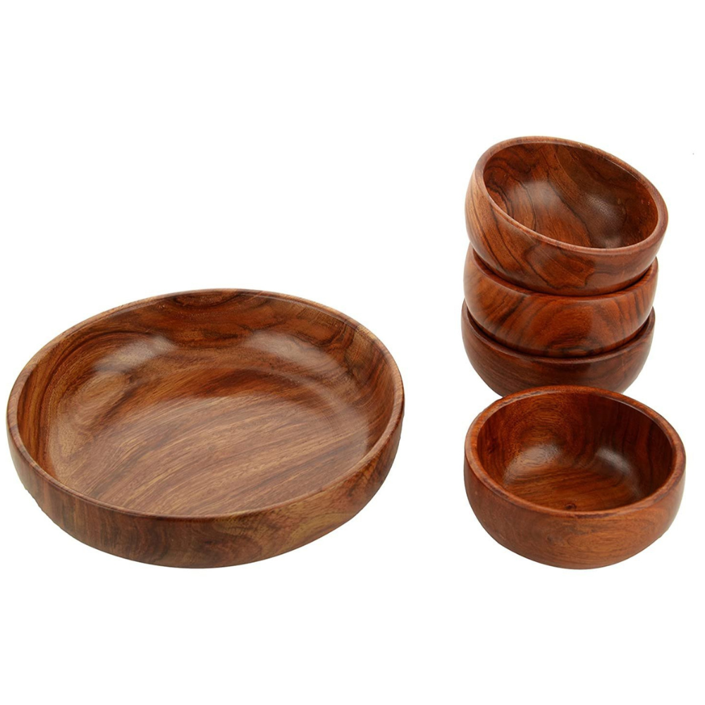 Wooden Multipurpose Serving Bowl