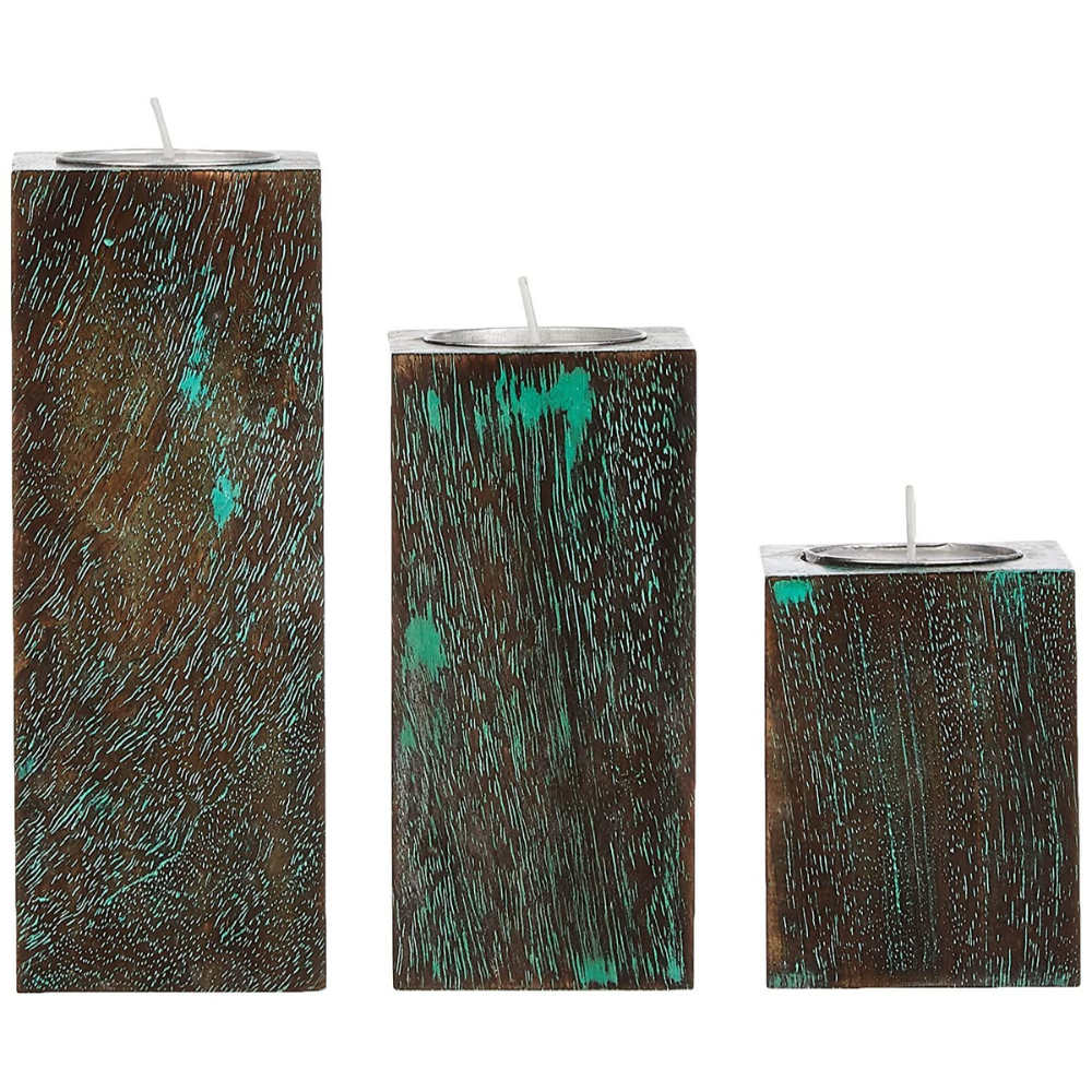 Wooden Candle Holder