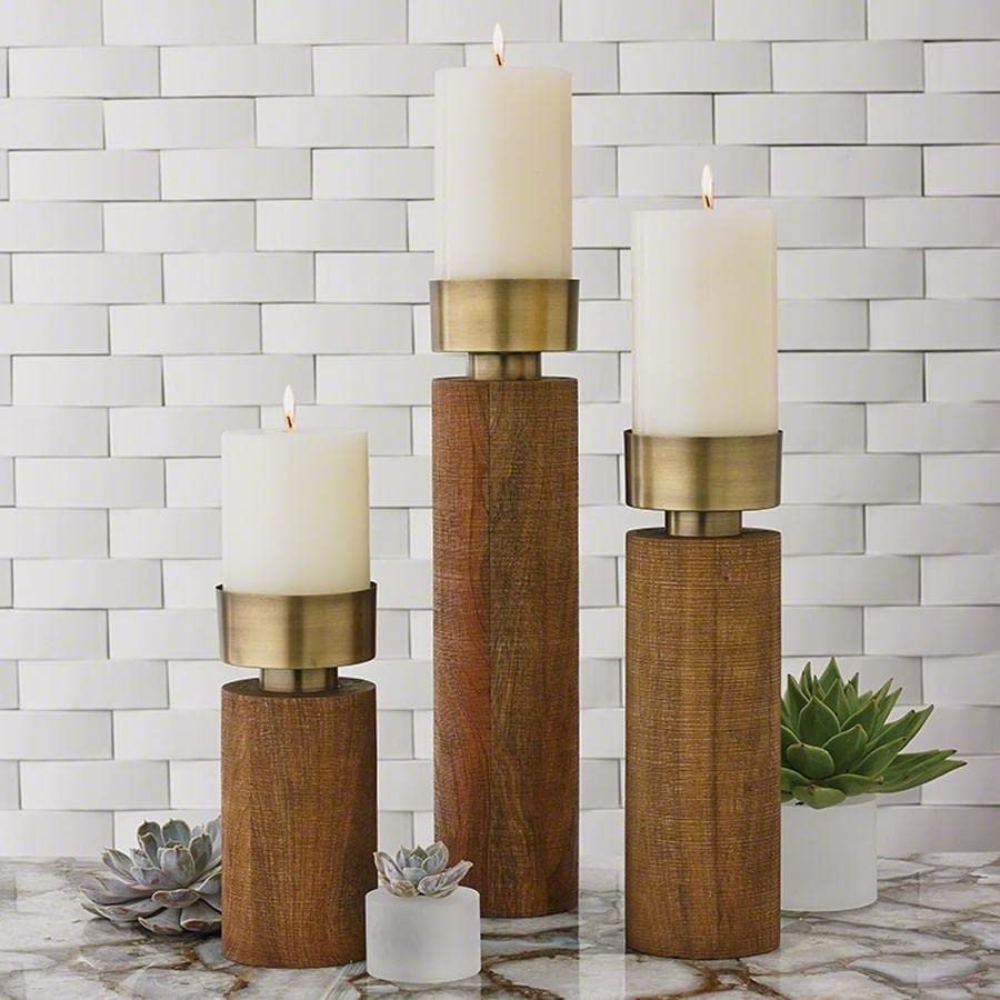 Wooden Candle Stand