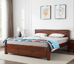 SHEESHAM WOOD BED PLAIN  