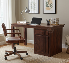 WOODEN STUDY TABLE