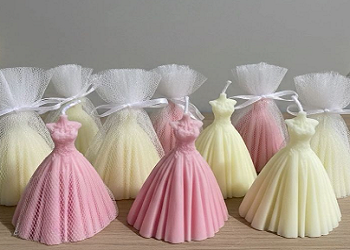 Wedding Gown Candle