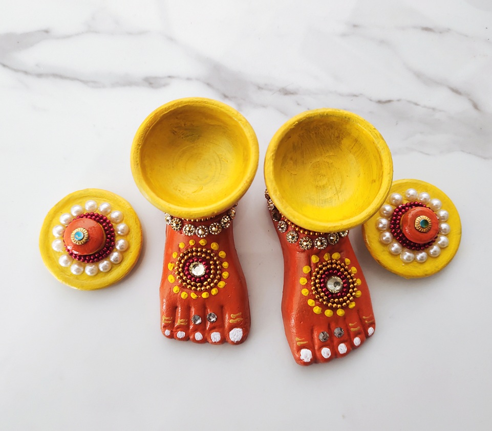 Laxmi charan haldi kumkum