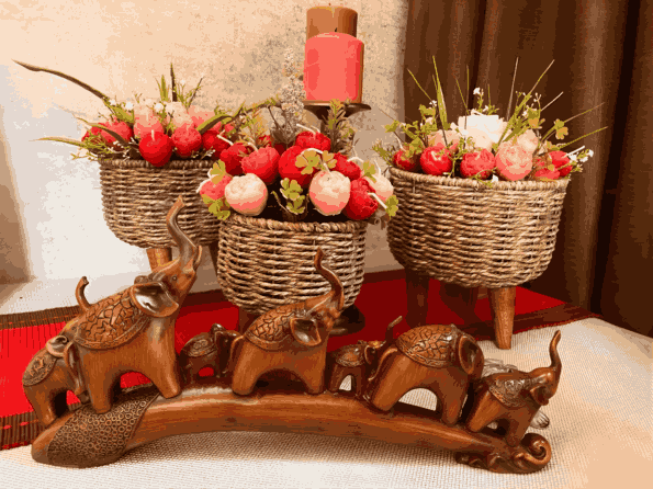 Flower Bouquet Candles
