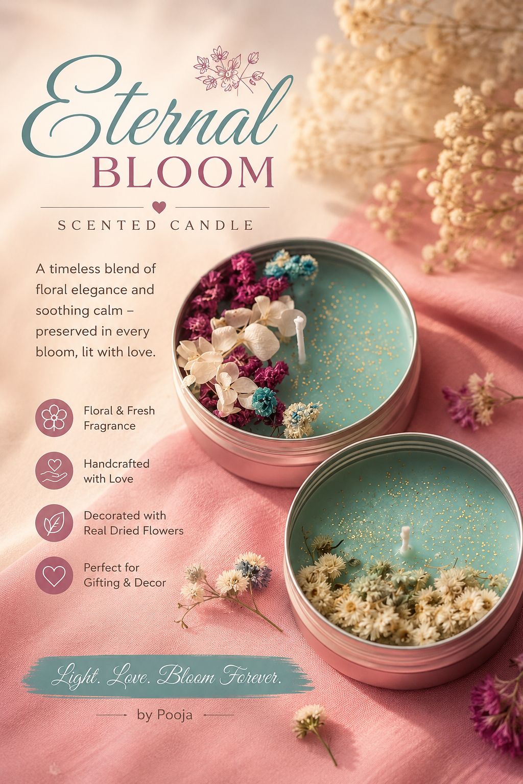 Eternal Bloom Candle