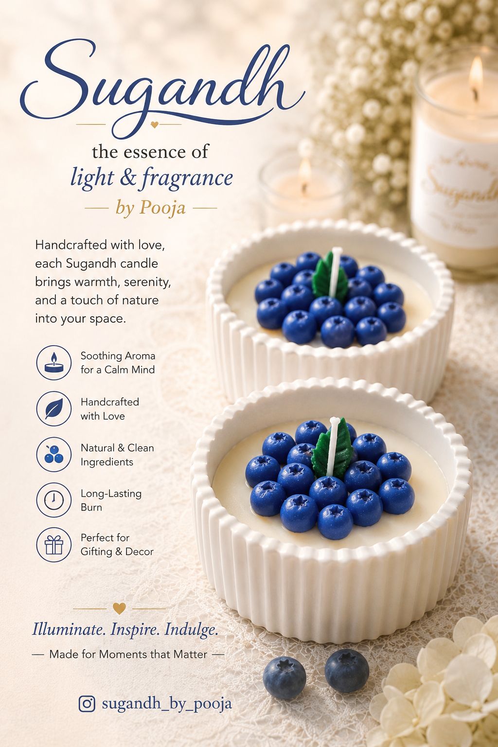 Blue Berry Candle