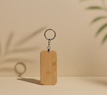 Bamboo Keychain 