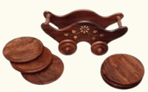 Wooden Tea Coaster