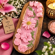Wooden Bowl Candle 
