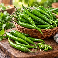 Fresh Green Chilli 