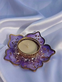 Resin Candle Holder